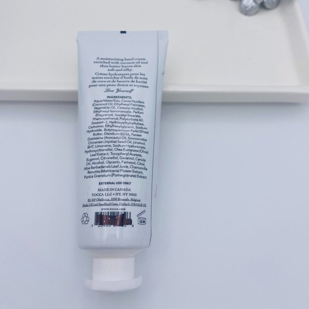 TOCCA Florence Hand Cream Classic Floral Bergamot Gardenia-Travel 45ml,1.5oz-NEW - Picture 7 of 11